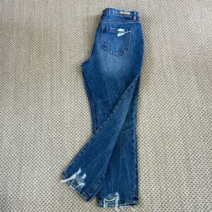 BlanckNYC Madison High-Rise Crop Jeans
